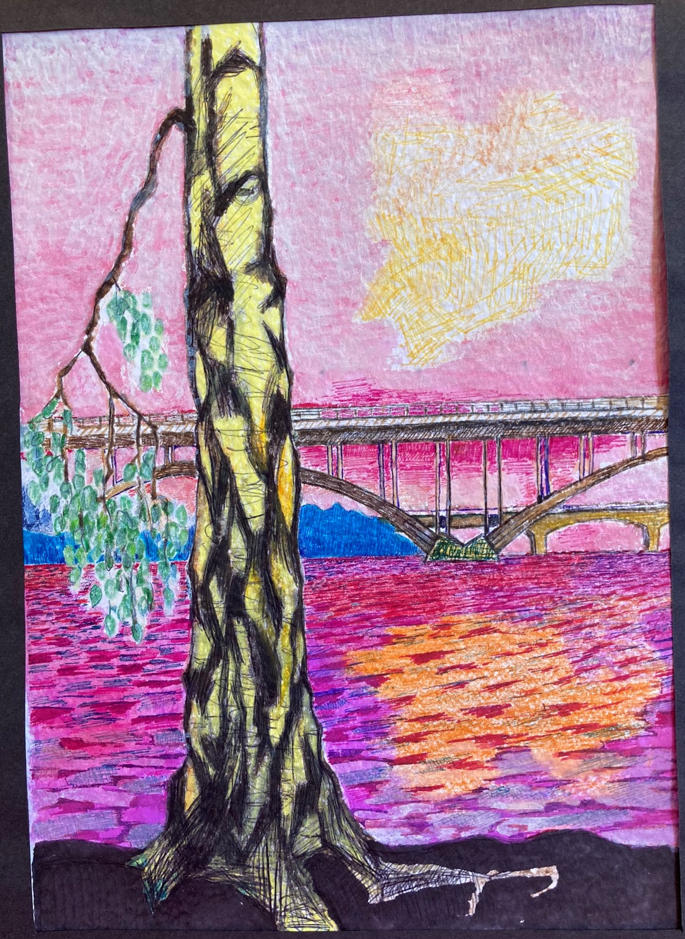 Skeppsbron i skymning